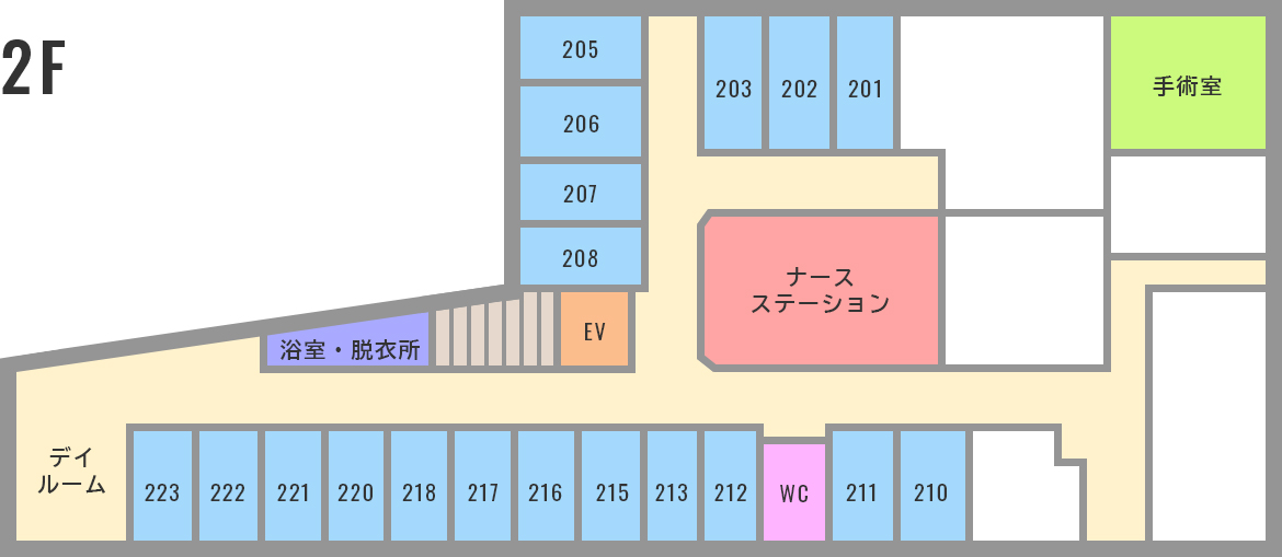 2階フロアマップ